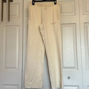 Victoria’s Secret sweat pants. Cream. New with tags